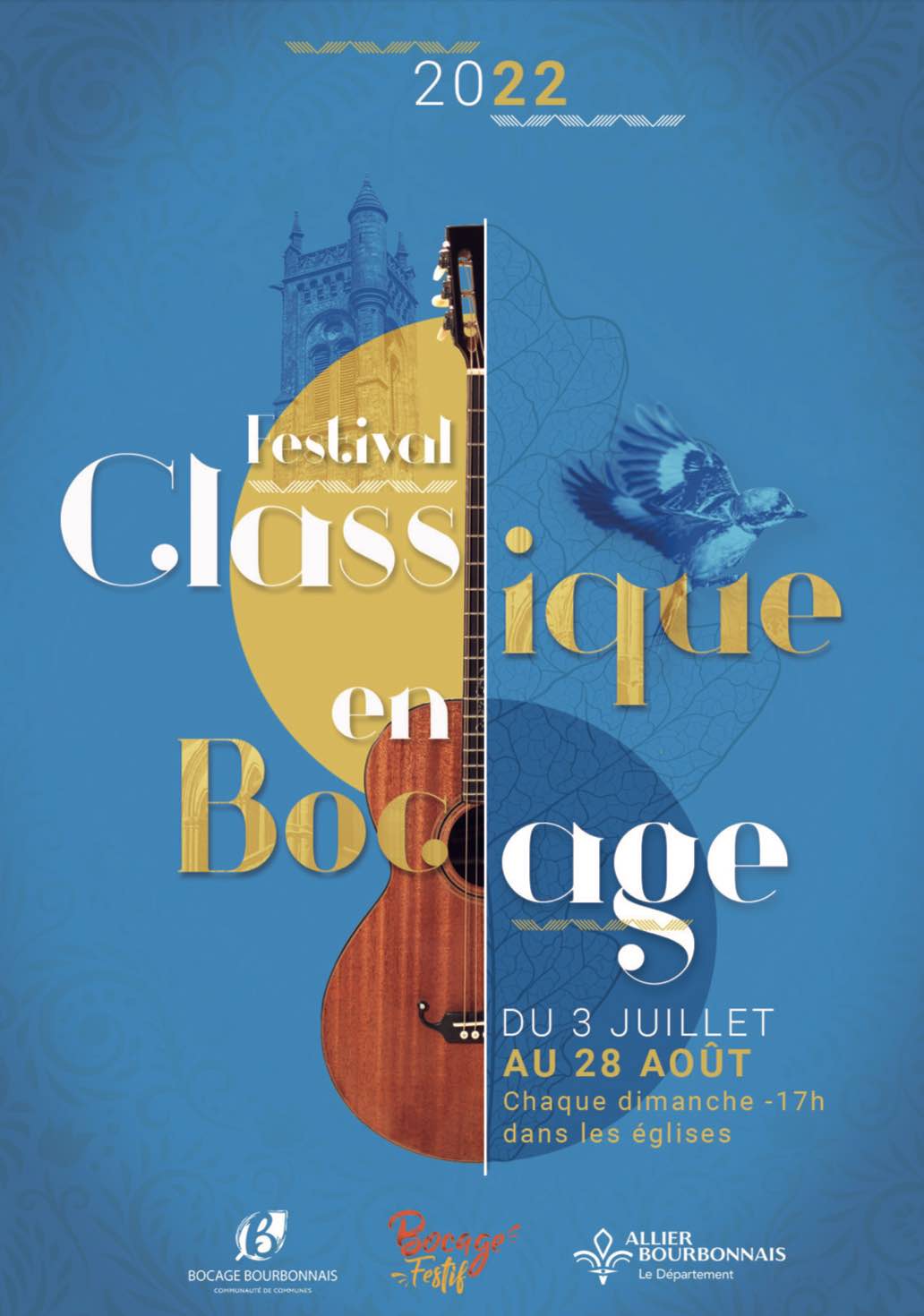 Affiche festival Classique en Bocage 2022