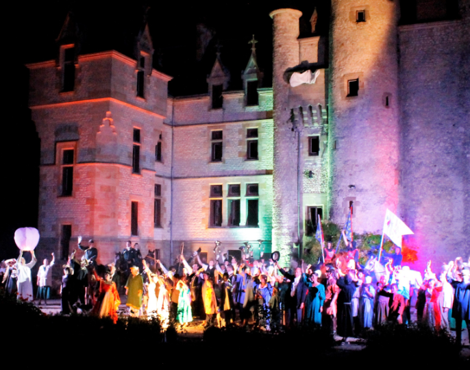 Son et lumière : château de l'Augère